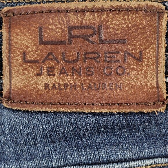 Lauren Ralph Lauren Classic Straight Leg Jeans Size 14 34X28 Medium Wash - Picture 4 of 13